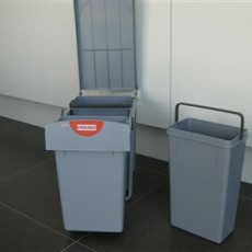 Franke COLLECT103 3 x 10 Liter wastebin system for kitchens