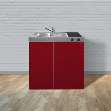 Minikitchen KITCHENLINE MKC 90 Bordeaux Red