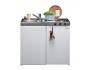 Minikitchen EASYLINE 100 ELECTRO fridge hob  right side