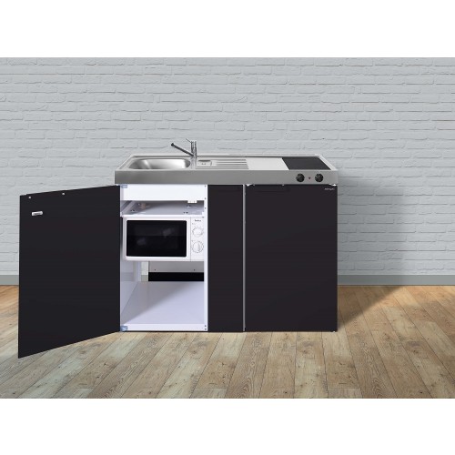Minikeuken KITCHENLINE MKM 120A zwart mat