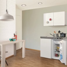Project kitchen EASY100 cm kitchen with wall cabinet