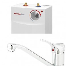 Kit one-handle mixer + 5 litre water heater