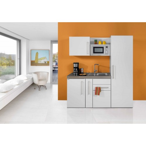 Projet mini-cuisine BERLIN 180 cm réfrigérateur et micro-ond