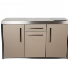Metal Outdoor kitchen MO150 with induction hob