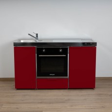 Minikitchen KITCHENLINE MKB 150 red with 3 electrical applai
