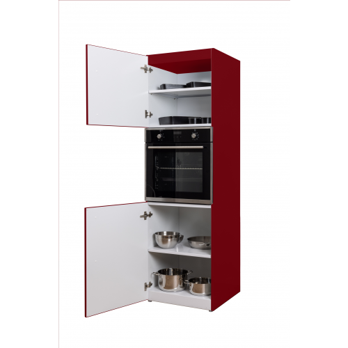 Metalen kolomkast 6 Kleuren 60 x 200 cm met ingebouwde oven