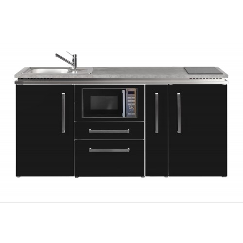 Minikeuken DESIGNLINE 180 cm koelkast -inductie kook- magne