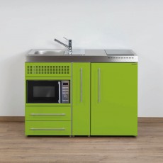 Minikeuken PREMIUMLINE MPM 120 A appelgroen vitro ceramisch