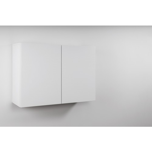 Voorgemonteerde metalen XL 72 cm hoog witte hangkast 100 cm