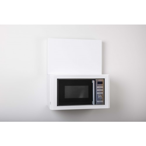 Voorgemonteerde XL metalen hangkast inclusief combimagnetron