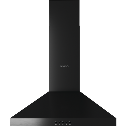 Decoratieve 50 cm Zwarte afzuigkap 300m³/h-recirculatie