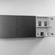 Wall cabinet stainless steel pre built 150 cm