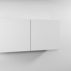 Wall cabinet metal white pre built 120 cm