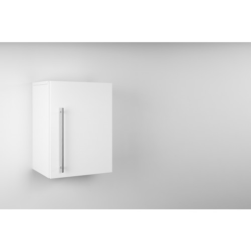 Voorgemonteerde metalen witte hangkast 40 cm scharnier links