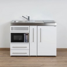 Mini-cuisine 120 cm frigo, micro-ondes combi  et induction
