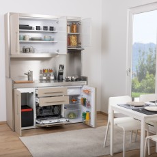 Projet mini-cuisine PORTO 150 cm STUDIOLINE 4 appareils élec