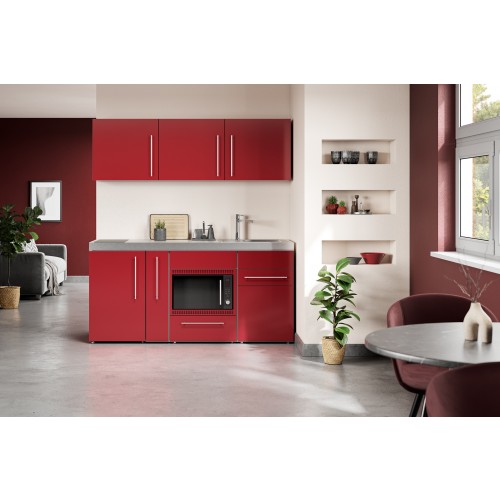 Projet mini-cuisine ROME 180 cm avec 3 appareils électri