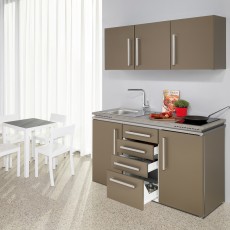 Projet mini-cuisine LUCA 150 cm réfrigérateur et cuisson