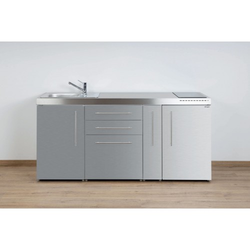 Minikeuken PREMIUMLINE MP 180 A Inox edelstaal vitrokeramisc