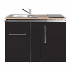 Mini-cuisine DESIGNLINE MD 120 Noir frigo cuisson vitro