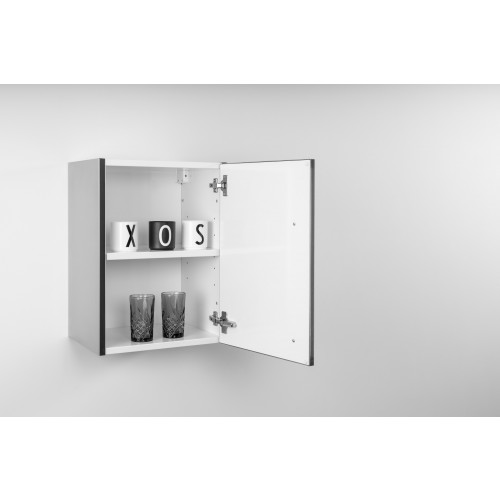 Voorgemonteerde Inox edelstaal hangkast 40 cm