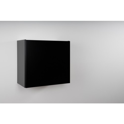 Voorgemonteerde metalen zwarte hangkast 60 cm