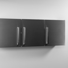 Voorgemonteerde DESIGNLINE Inox edelstaal hangkast 150 cm