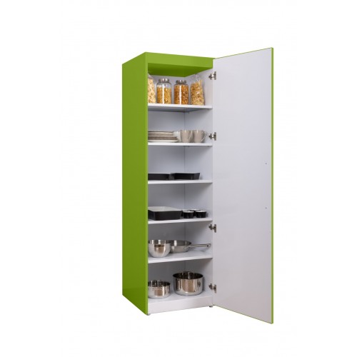 Metalen kolomkast Appel Groen 60 x 200 cm compleet voorgemon