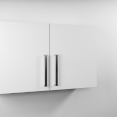 Voorgemonteerde DESIGNLINE XL H 72 cm  Wit 120cm