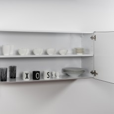 Voorgemonteerde DESIGNLINE hangkast zwart 120 cm